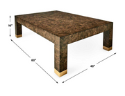 Ingrain Coffee Table | Cocoa Brown