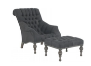 Irving Chair & Ottoman | Swank Baltic
