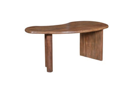 Kidney Shaped Wood Desk