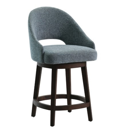 April Bar Stool | Blue | 21 x 22 x 36