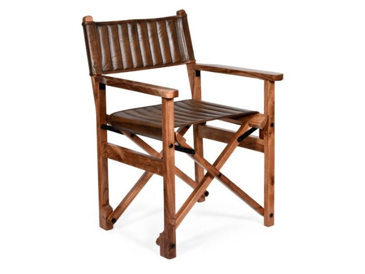 Leeds Folding Dining Chair | Antique Whiskey