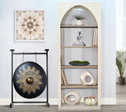 Light Wood Arch Bookcase