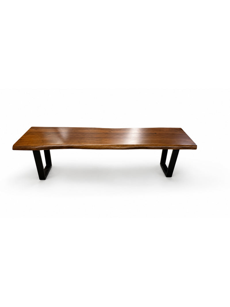Live Edge Dining Bench 66”