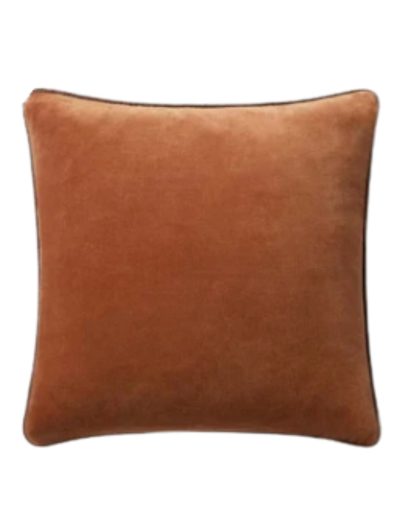 Liza Down Pillow | Rust | 18 x 18