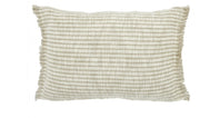 Lumbar Fringe Pillow, Ivory