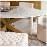 Malibu 70" Oval Dining Table