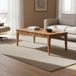 Mappa Coffee Table | Dark Burl | 47 x 23  x 18