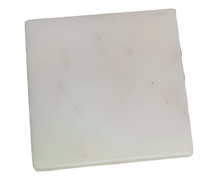 White Marble Coasters S\4