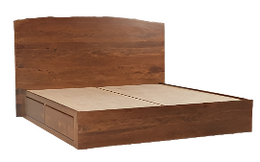 Sutton Live Edge Storage Bed |King