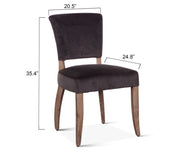 Mindy Side Chair | Asphalt