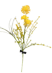 Thistle Ball Spray Yellow