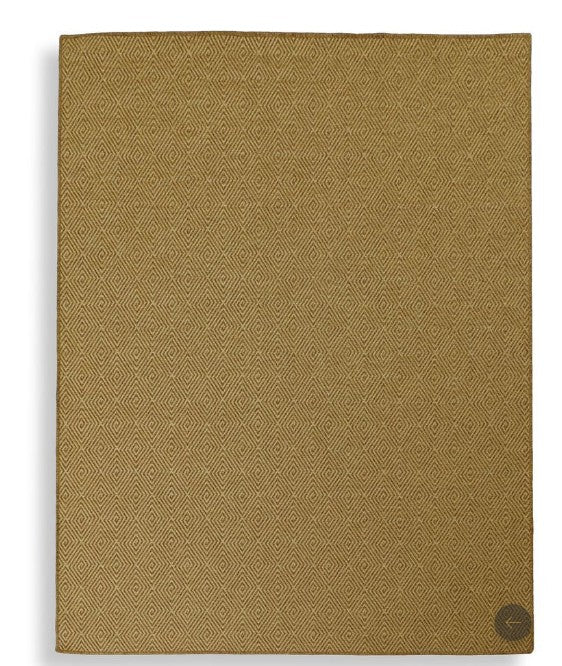 Maize Diamond Rug | Burnt Umber 8 x 10