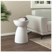 Mango White Side Table
