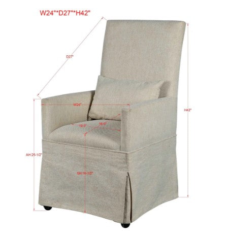Margaret Arm Dining Chairs | No Nails