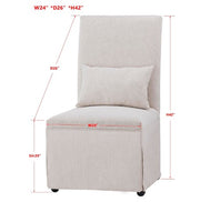 Myles Side Chair | French LInen