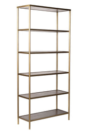 Zane 5 Shelf Bookcase II BRS
