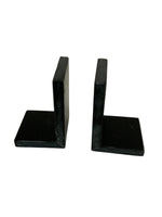 Black Marble Bookends | Set of 2