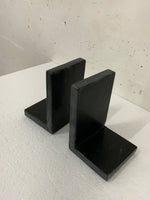 Black Marble Bookends | Set of 2