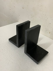 Black Marble Bookends