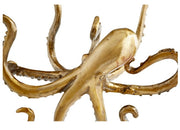 Octopus Shelf Decor | Aged Brass