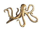 Octopus Shelf Decor | Aged Brass