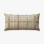 Parker Throw Pillow | Sage & Rust | 12 x 27