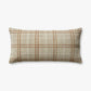 Parker Throw Pillow | Sage & Rust | 12 x 27