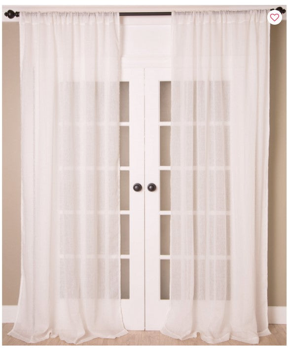 Linen Sheer Panels