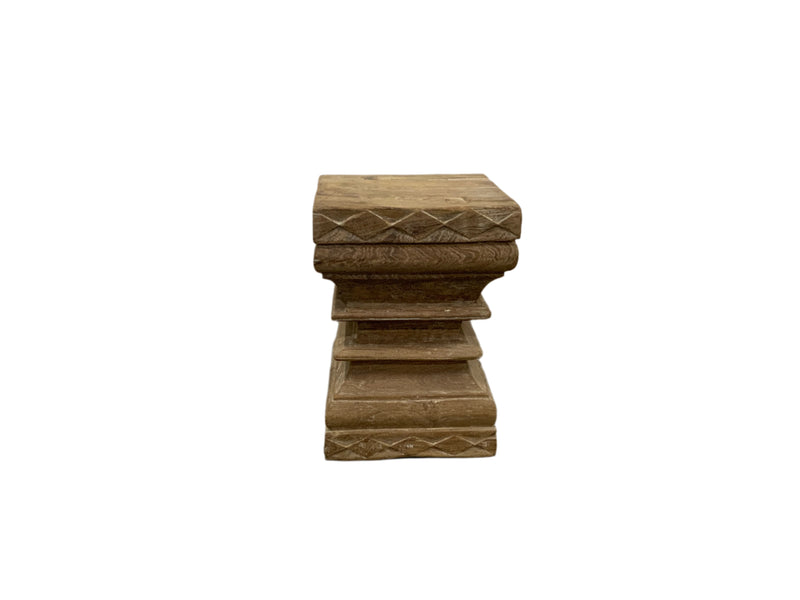 Teak Wood Base 12x12x18