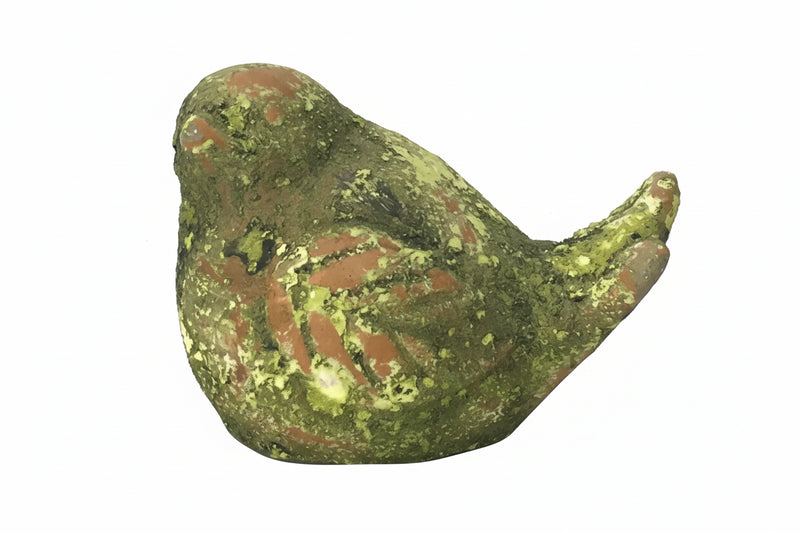 Little Mossy Cement Bird