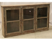 Wooden Glass Sideboard