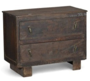Wooden 2 Drawer Chest