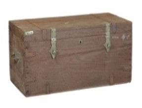Vintage Teak Box Double Latches