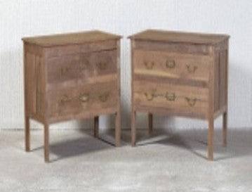 Weathered 2 Drawer Side Chests | Sold as a Set/2