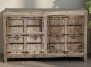 Weathered Wooden Sideboard