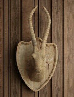 Wooden Animal Head