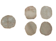 Quartz Coaster w/Gold Edge, Set of 4