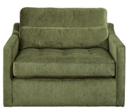 Milton Slope Tufted Swivel Chair & Half