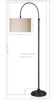 Reagan Adjustable Floor Lamp