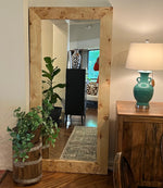 Natural Rectangular Mirror | Burlwood