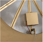 Gold Round LED Light