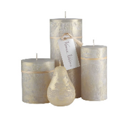 Ritz Timber Pillar - White/Pearl