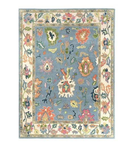 Floral | Oushak Rug | 8 x 10