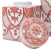 Cinnamon Lidded Jar SM | Red