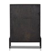 Rosedale 6 Drawer Tall Dresser- Ebony Oak