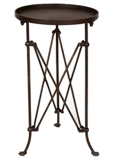 Round Bronze Small Table