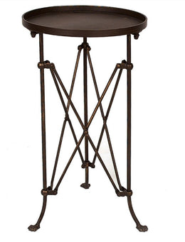 Round Bronze Small Table