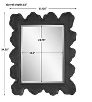 Sea Coral Mirror | Black