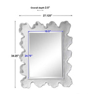 Sea Coral Mirror White