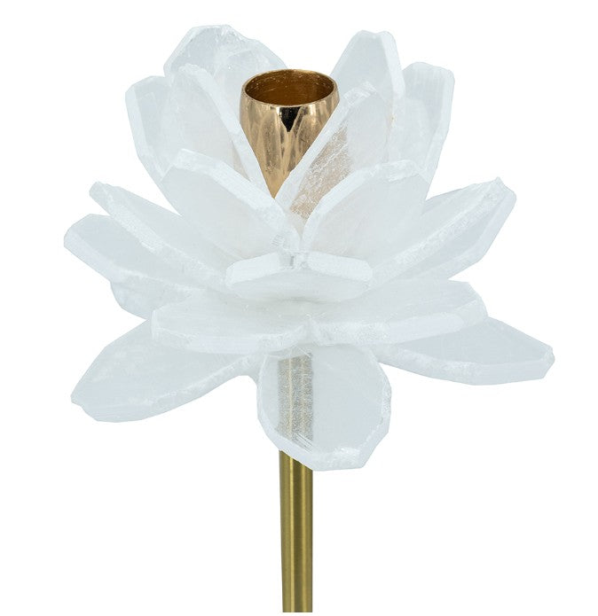 Selenite Stone Candle Holder